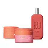 Combo Desodorante Colônia Egeo Cherry Blast 90ml + Máscara Bumbum de Pêssego 230g + Esfoliante Bumbum de Pêssego 230g